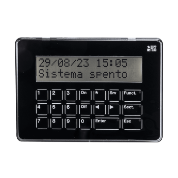 Tastiera per sistemi antifurto - Hi-Tech Touch Black